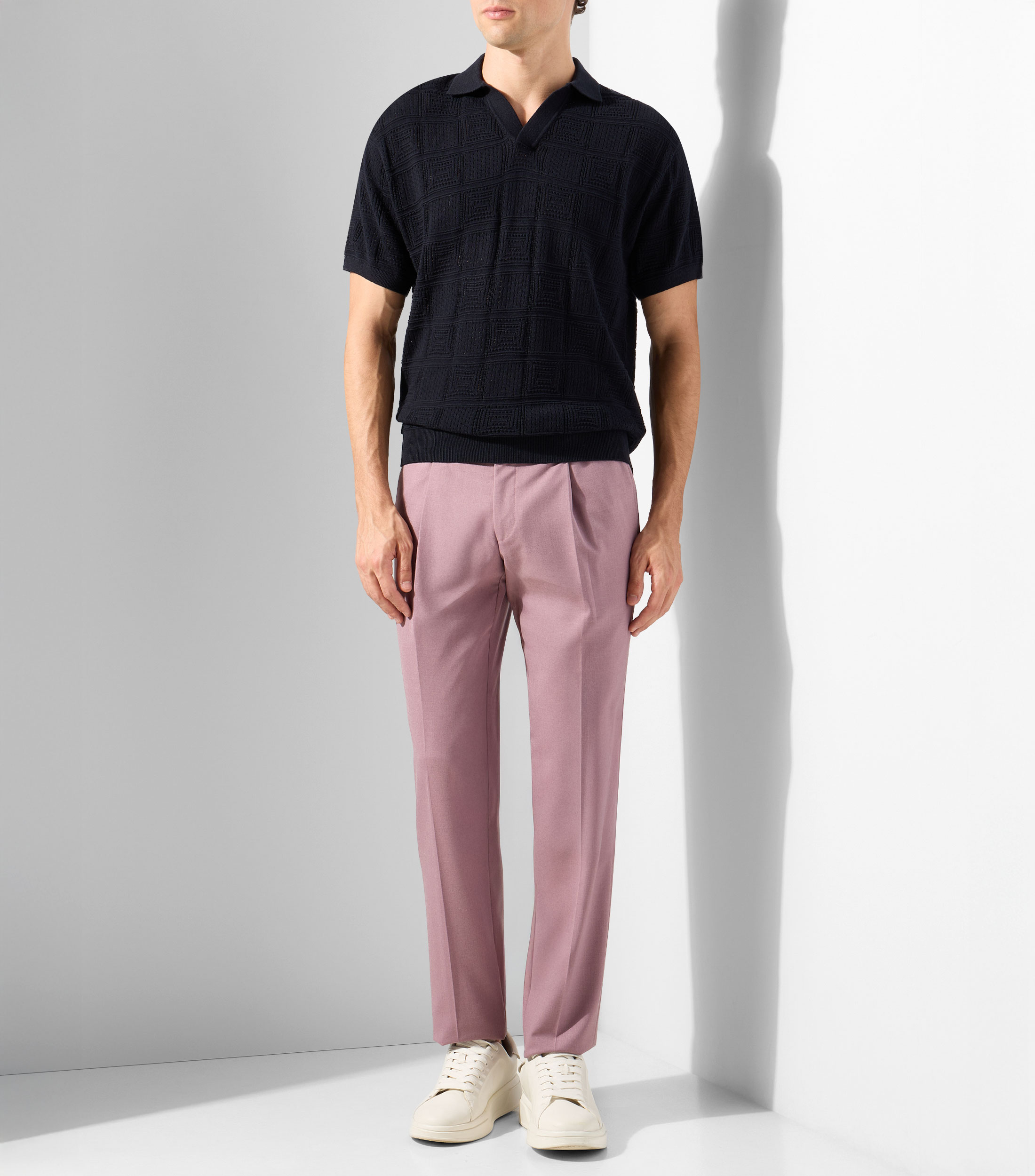 Playera tipo polo manga corta fantasía Hombre
